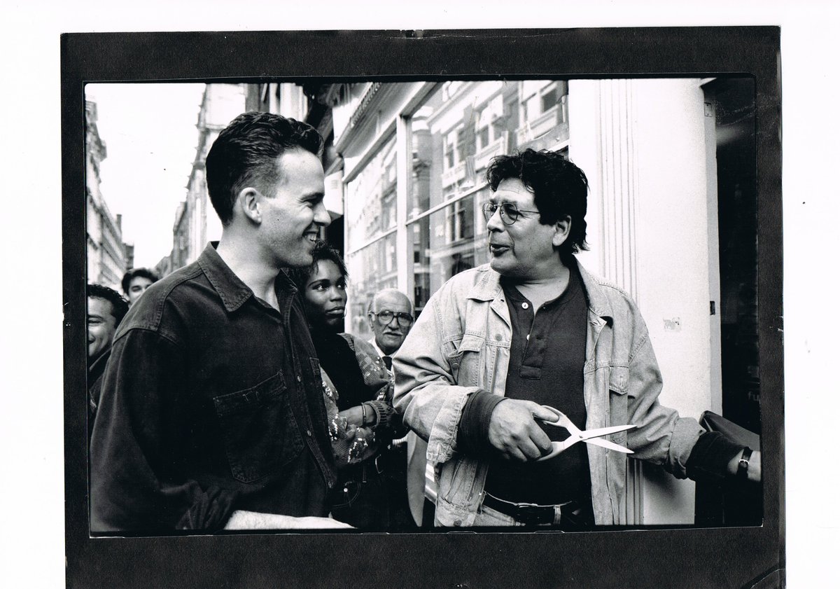 therealmrbongo's tweet photo. Our Lexington Street shop in London that opened in 1992. We were blessed to be joined by the legendary percussion player, Ray Baretto, to celebrate.
The original Mr Bongo shop was underneath Daddy Cools on Berwick Street. It opened in 1989.
#mrbongo #mrbongo30 #raybaretto https://t.co/fO6sQ2Xr7A