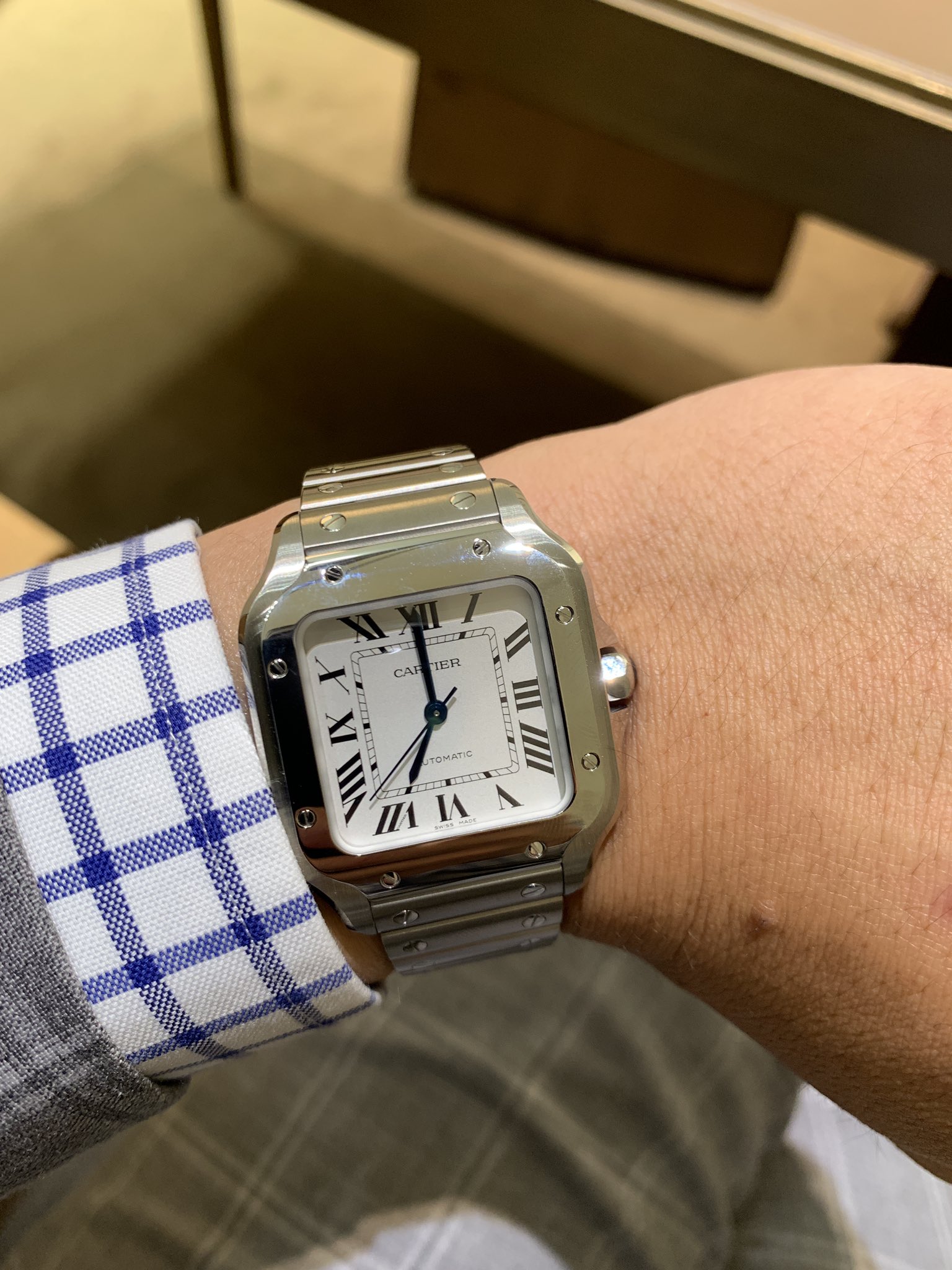Koichi Iwahashi 鰯 イワシ 結局 カルティエ 名古屋店でサントス ドゥ カルティエmmを購入 T Co 8kdcxf8rqf Twitter