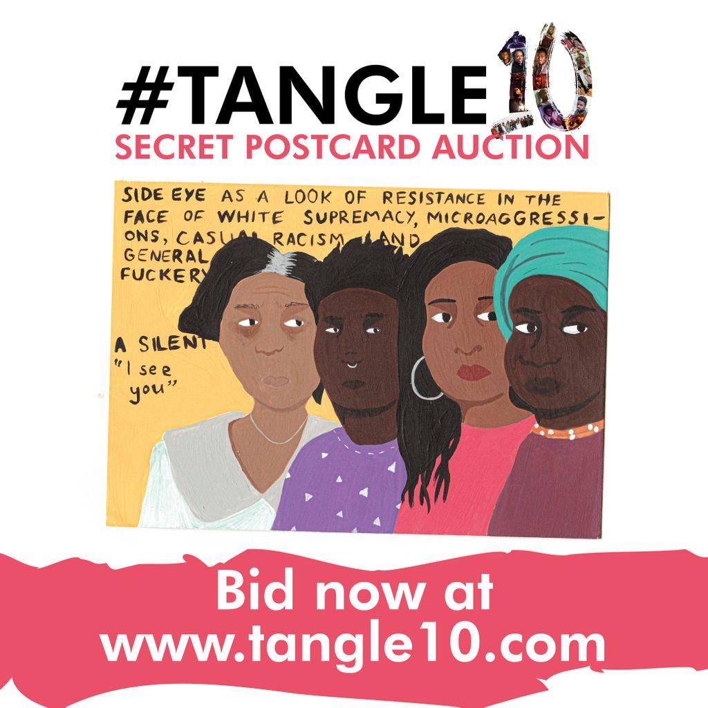 TangleTheatre's tweet photo. Our #TANGLE10 Secret Postcard Auction is live! Artists and celebrities have created unique postcards that you can bid on from just £5 and maybe walk away with a bespoke card by Sir Ian McKellen.  Click on https://t.co/Tke2rO4ySo to bid! https://t.co/b1pEm58VIA