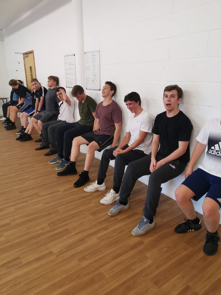 Yr11 Boys working hard in their core PE lesson today. HITT Training with some muscular endurance exercises to finish. Well Done boys!