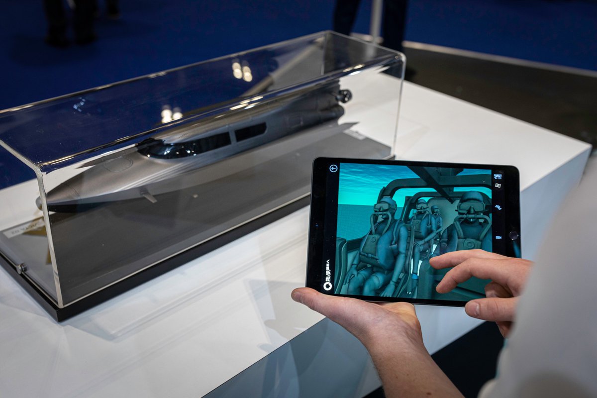 SubseaCraft's tweet photo. @DSEI visitors experience the unique capability that VICTA offers in the realms of maritime, joint and special operations.

#advancedmaritimetechnology #defence https://t.co/G8rM7ORCpx
