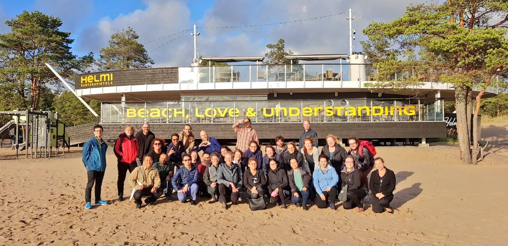 MikkolaLab's tweet photo. The Centre of Excellence for Experimental and Developmental Biology Symposium has just finished! Thanks everyone for 3 fab days of science. Sad to leave Yyteri, but we have left our mark here. #beachloveandunderstanding @SuomenAkatemia @HiLIFE_helsinki @BIOTECH_UH #viikkicampus https://t.co/FJafim47uk