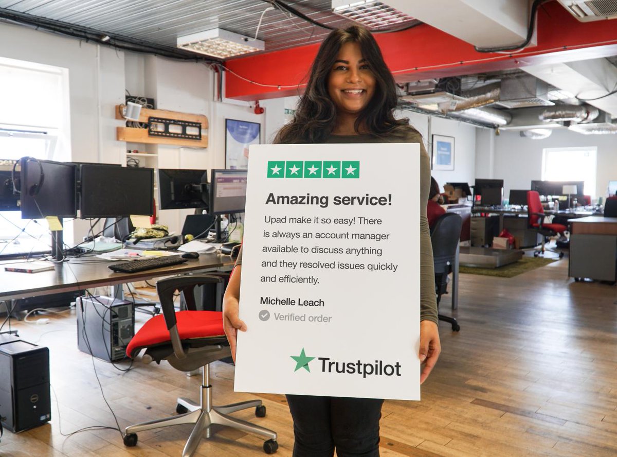 Sini, our Customer Care team leader showing off her team's latest Trustpilot review. Our ARLA qualified team*, are here to help six days.

*ARLA qualified basically means that our team know their stuff, and can help you make the best decisions regarding renting your property.