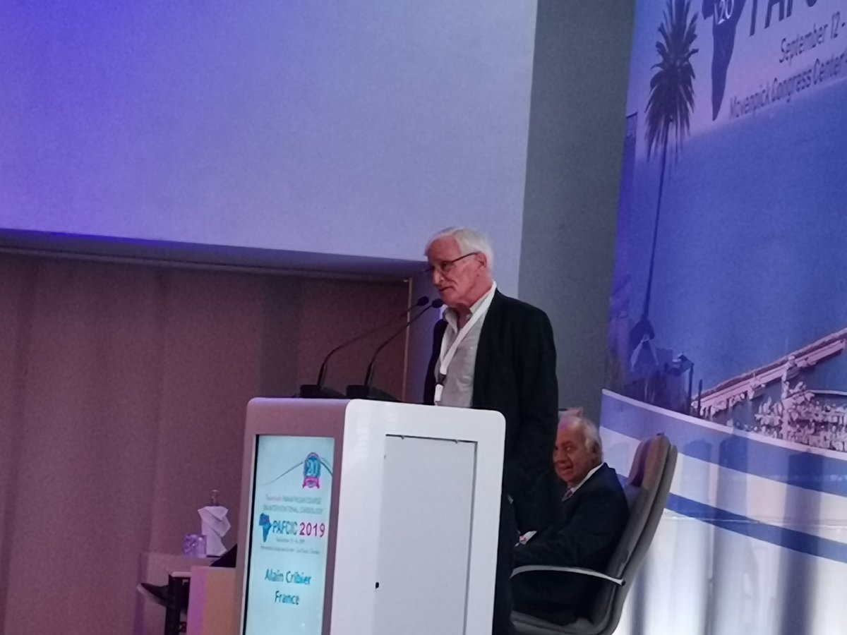 Sudanheartgroup's tweet photo. Excellent talk by Alain Cribier on " How to make TAVI simple"
A carefully selected TF TAVI is as simple as implanting a coronary stent
#PAFCIC #TAVI https://t.co/oyTN0GYjxk