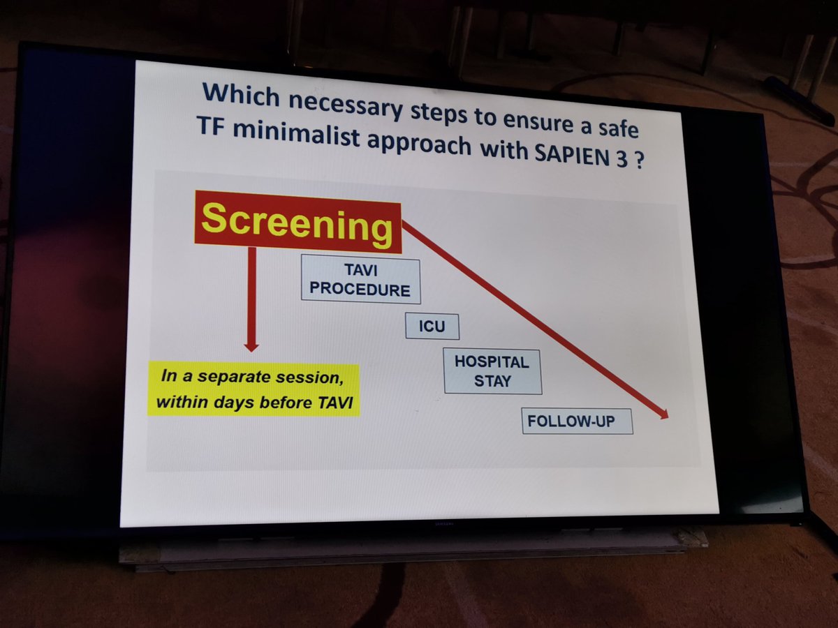 Sudanheartgroup's tweet photo. Excellent talk by Alain Cribier on " How to make TAVI simple"
A carefully selected TF TAVI is as simple as implanting a coronary stent
#PAFCIC #TAVI https://t.co/oyTN0GYjxk