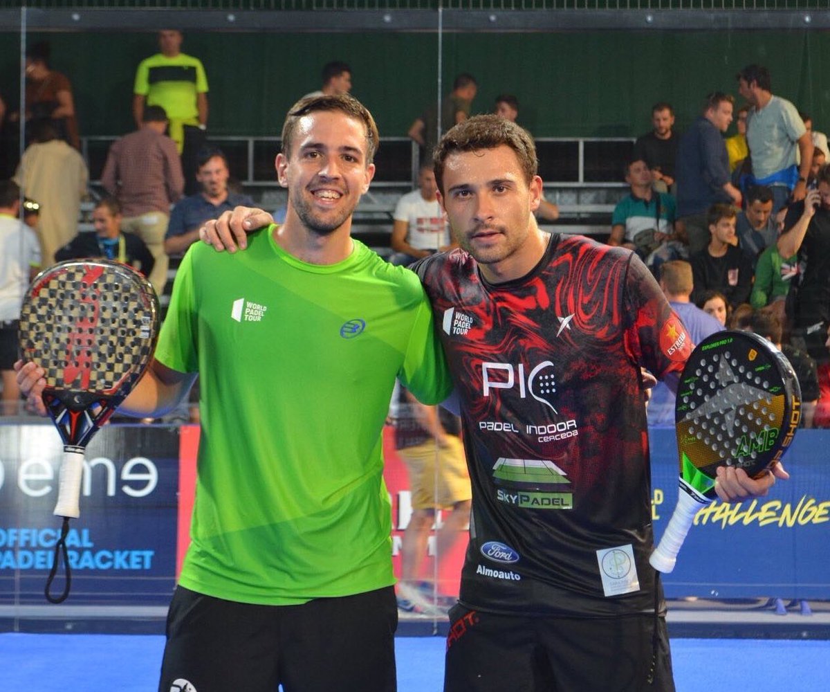 <a href="/WorldPadelTour/">World Padel Tour</a> <a href="/padelpeople/">Padel People</a> <a href="/novopadel/">NovopadelClub</a> <a href="/lcampagnolo/">Lucas Campagnolo</a> <a href="/luchocapra/">Luciano Capra</a> chicos, buena suerte para los partidos de hoy del Challenger,👊👊👍🙏Hac