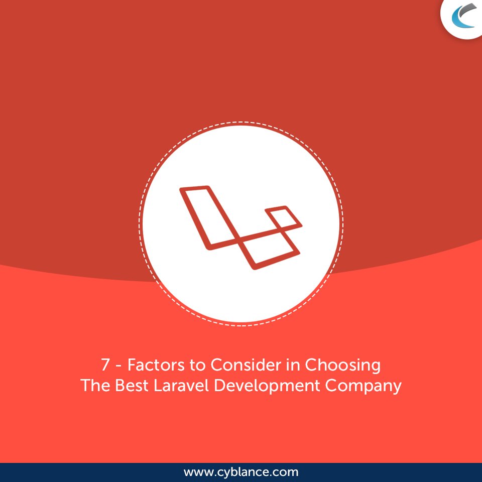 cyblance's tweet image. Are you planning to hire Laravel developer from an eminent company to build a convincing and user-friendly web solution? Then, you should follow some imperative factors which will help you in this process. For more detail visit: bit.ly/2lNHoYE

#Laravel_Development