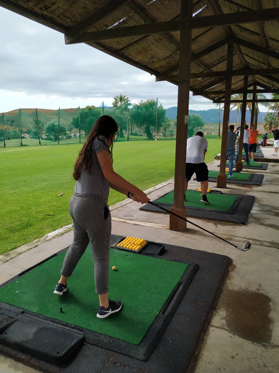 Parecemos hasta buenos ⛳ #vivealmería
