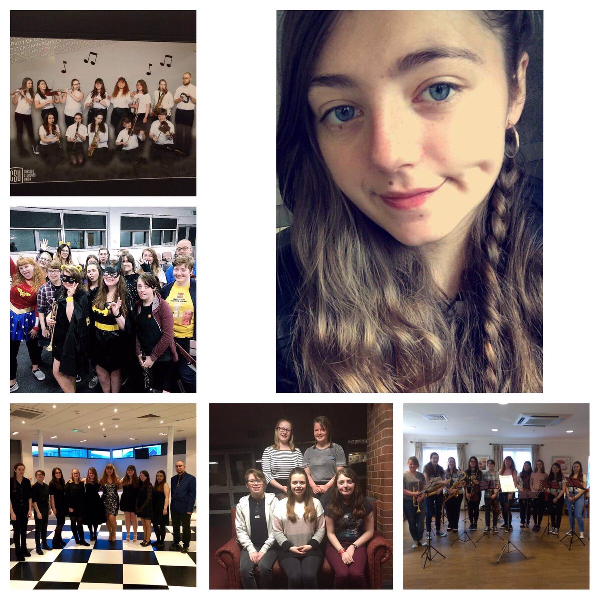 🚨MEET THE COMMITTEE!!🚨
Day 5: 
Name: Kalisha 😊
Course: Animal Behaviour &amp; Biology - 2nd Year 🧬🐒
Instrument: Clarinet 🎶
Role: Communications Officer 💻 
As comms Officer I ensure everyone’s updated with information they need and that there are posts put on our social media.