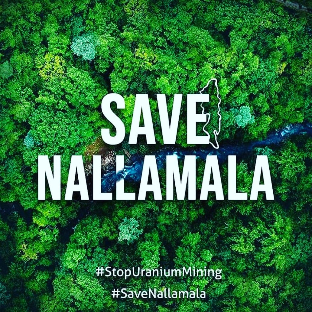abbas_ashfaque's tweet photo. Say no to Uranium mining... This forest is lungs to the Teleugu states.... #SaveNallamallaForest https://t.co/b87bLnXMC3