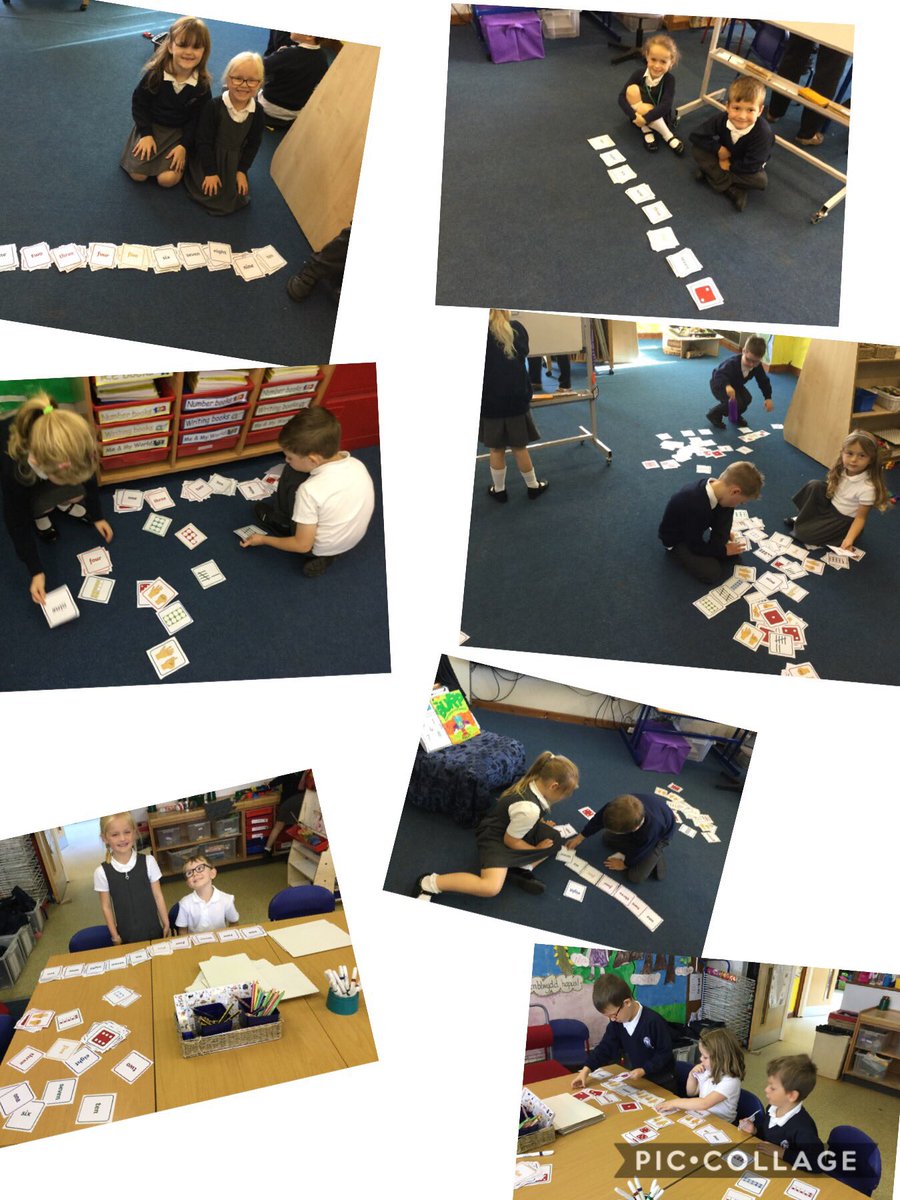 We've been organising and looking at all the different forms of number writing.