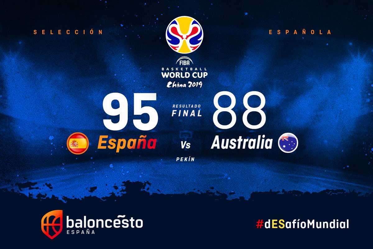 Nunca subestimes el ❤️ de un CAMPEÓN 😍 #LaFamilia está en la FINAL del MUNDIAL ‼️ 

GRACIAS por hacernos DISFRUTAR así 😃

🏆 <a href="/FIBAWC/">FIBA Basketball World Cup 🏆</a>
🇪🇸 🆚 🇦🇺 (FINAL | 95-88)
📷 bit.ly/2lTyWHa

#SelMAS 🇪🇸 #dESafíoMundial #SomosEquipo