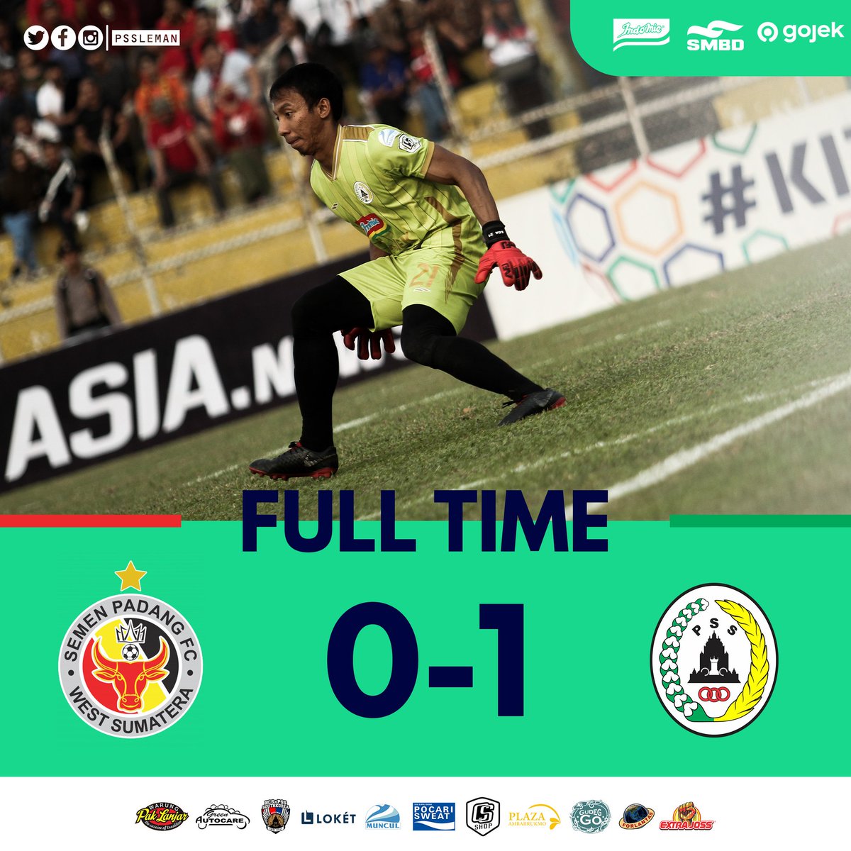 PSSleman's tweet photo. Terima kasih para penggawa telah berjuang tanpa lelah untuk poin tiga!

#PSSleman #COSE #ShopeeLiga1 #PSSday https://t.co/z0t0GDpCaX