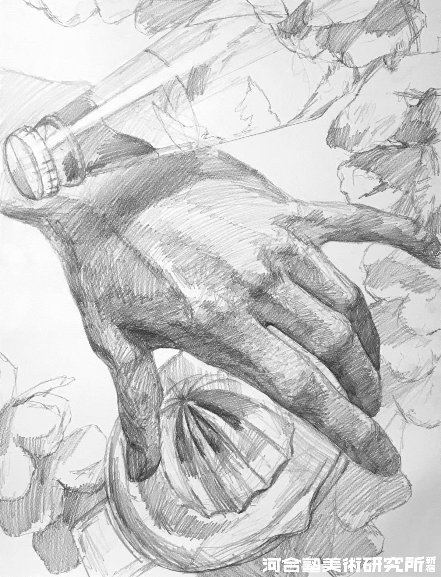 تويتر 河合塾美術研究所 新宿校 公式 على تويتر 芸大デザインコース 講師の先崎です 僕のデッサンの初動の画像を紹介します 石膏デッサンでも構成デッサンでも初動時に意識してることは 構図 形取り 陰影の３つです 視野を狭くせず全体を意識しながら