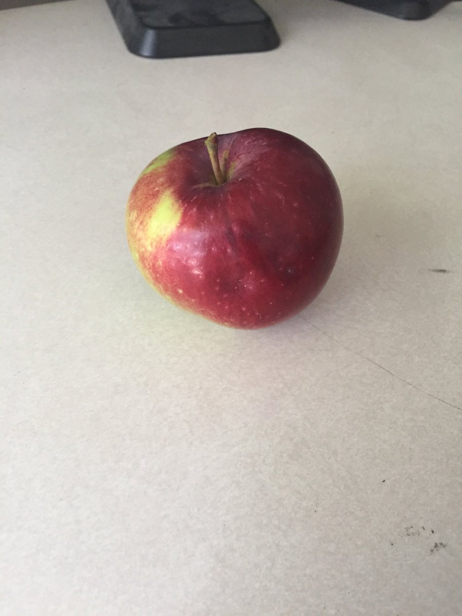 An apple from a student made my day! It’s the little things 🍎 Thank you, A! #OCSBBeKind
