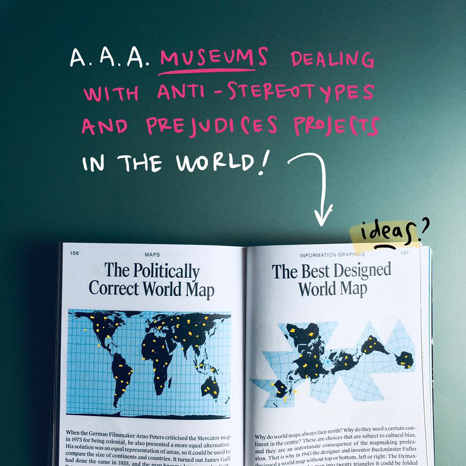 musestereotypes's tweet photo. A.A.A. We are looking for #museum #projects trying to #dismantle #stereotypes and #prejudices in the #WORLD and not only from an Anglophone perspective.

Can you help us? Many thank you!
#inclusivemuseums #thepeoplemuseums #massaction #MuseumIdeas #museumsagainststereotypes https://t.co/uqc08C3OlK