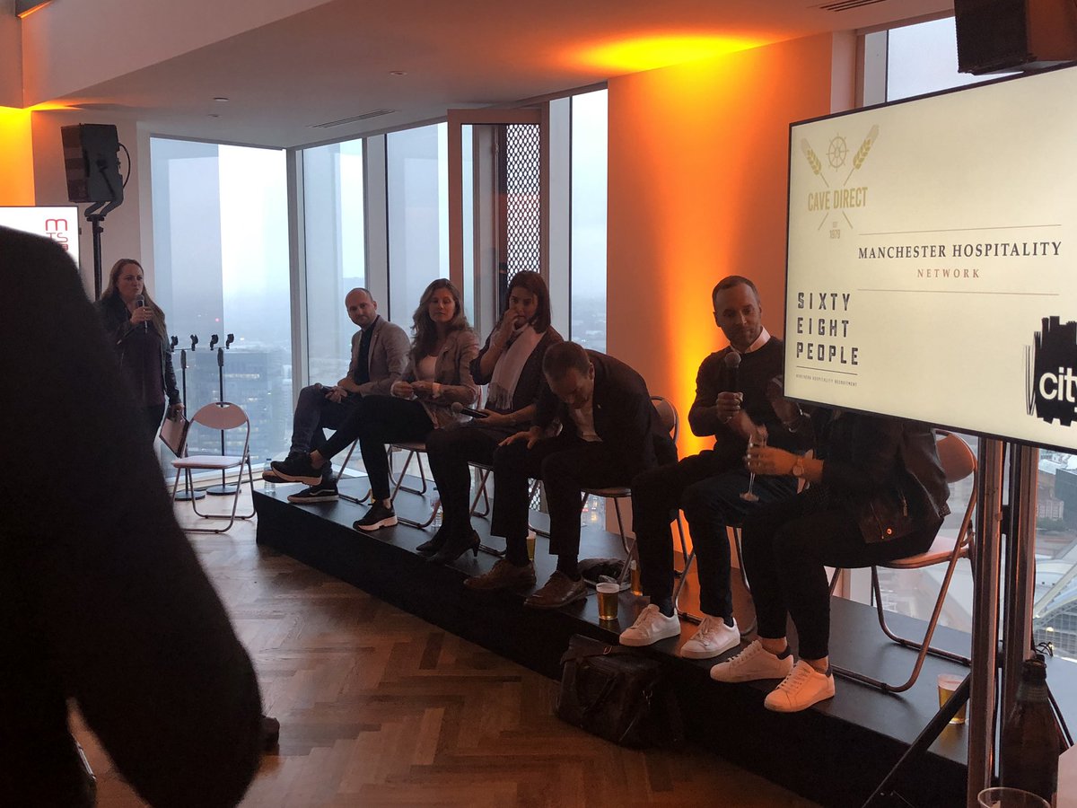 CaveDirectNorth's tweet photo. Manchester was looking great last night from the west tower on Deansgate square @itstheMHN’s event about the health of Manchester’s hospitality scene. Great event and so worth attending for anyone with an interest in the industry. See you at the next one! https://t.co/Zpl0TDHB10