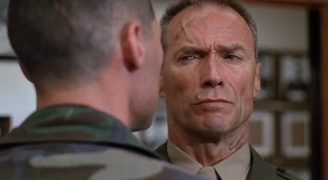 Gunny (1986)    <a href="/Stasera_in_TV/">StaseraInTV</a> <a href="/rete4/">R</a> 21.30
Gunny è duro,testardo e presuntuoso.Ma è anche un sentimentalista,un ufficiale intransigente che addestra reclute e odia le regole.Eastwood dirige ed interpreta un film radicale e contraddittorio #staseraintv  #programmitv