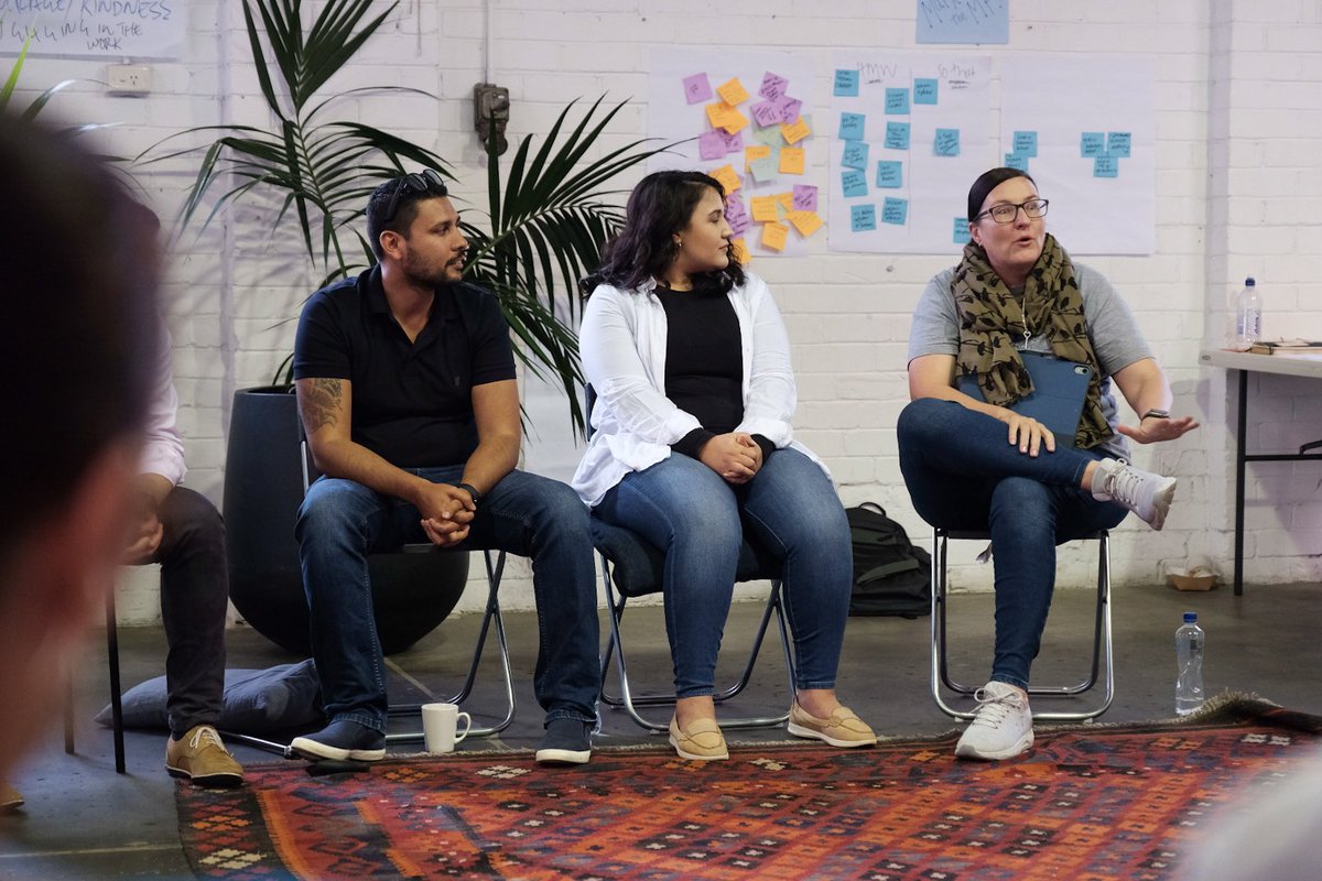 princestrustau's tweet photo. Our first #Enterprise4Veterans program in #WesternAustralia would not be possible without Karyn, Founder of veteran employment NFP @WorkingSpiritAU, and her #vetrepreneur Ambassador Roy Mellon. Their honesty &amp; passion inspired three fabulous days designing for her business! 🙌 https://t.co/5G3WBq5EOf