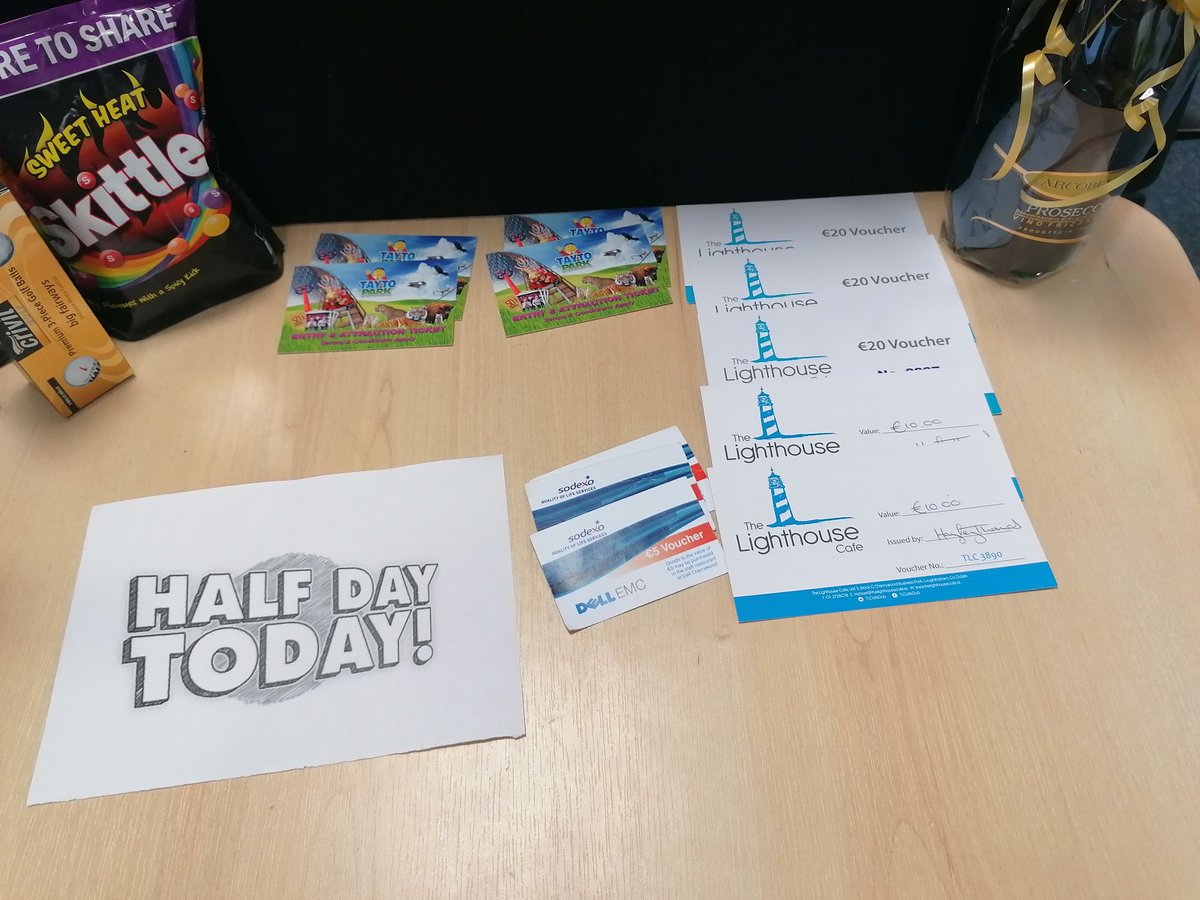 AdamGriffiths04's tweet photo. For Barnardo's week I have organised a putting a raffle compition. All proceeds to a great cause. Shout out to the internal team for there kind donations and to the lighthouse for there very kind support. #iworkfordell #dellireland #barnardos #thelighthousecafe #taytopark #dell https://t.co/YfmYDPYu8V