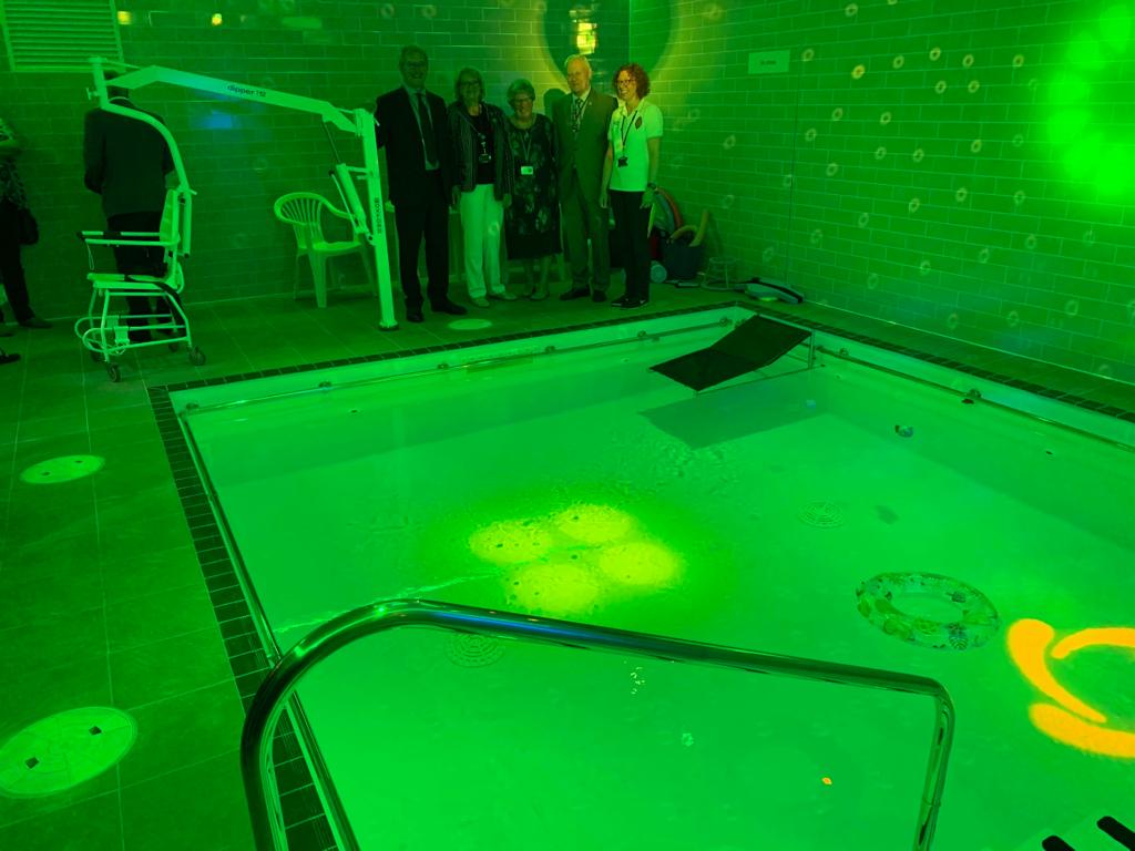 OwenPaterson's tweet photo. Congratulations to all on the opening of the Bradbury Hydrotherapy Pool at @DerwenCollege. The £750k facility will provide great opportunities for therapeutic exercise and relaxation for both students and the local community. 
@WestonFdn @sjpwealth https://t.co/gWXWq0q9L4