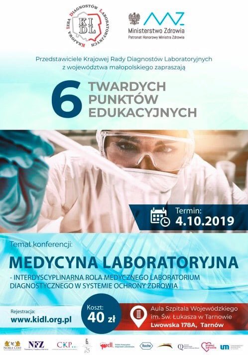 PlanujZdrowie's tweet photo. Zapraszamy 4 października na konferencję @KIDL_Diagnosci do Tarnowa.Wykład „Wyzwania i szanse w profilaktyce zdrowotnej i edukacji medycznej”wygłosi @piotr_furmanek założyciel portalu Planuj Zdrowie i Prezes @CertNoble 
Więcej na➡️ https://t.co/sSGOjxNXr8… 
@MojTarnow @MZ_GOV_PL https://t.co/wULXU1cOIH