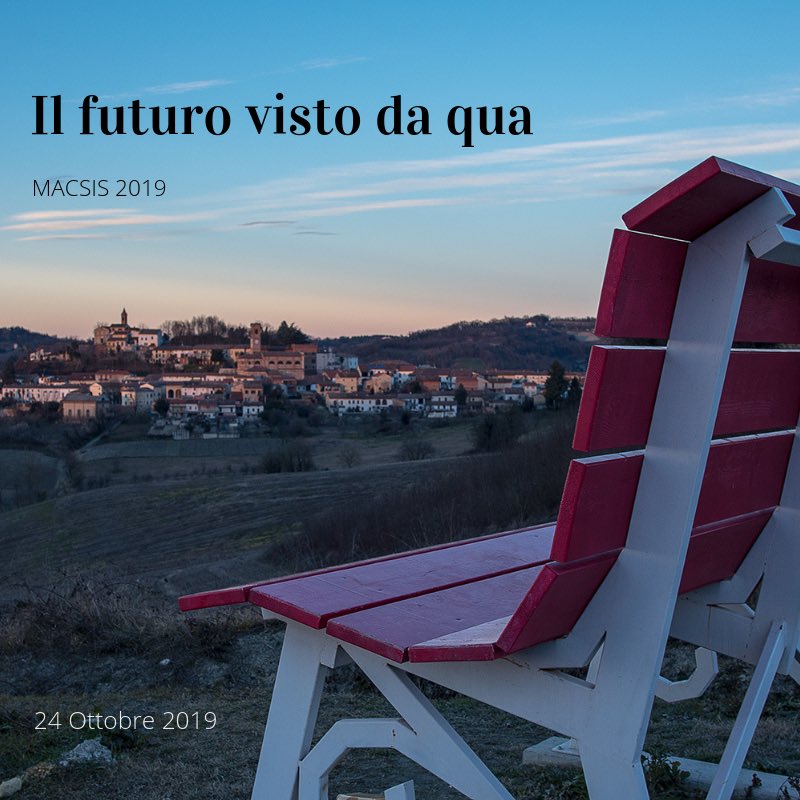 Siamo tornati e siamo pieni di nuove idee... voi il futuro come ve lo immaginate? Noi vorremmo provare a raccontarvi la nostra idea #vistadaqua ... il 24 Ottobre <a href="/unimib/">Università degli Studi di Milano-Bicocca</a> 

#milanoeventi #convegno #Macsis #master #divulgazione #scienceandinnovation