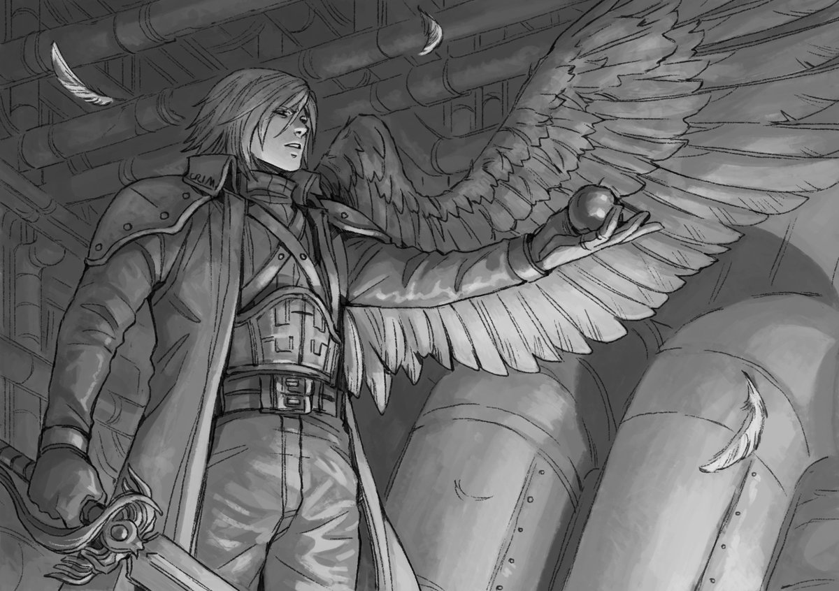 And while we're celebrating Crisis Core, here are a few from the Nibelheim Incident novella I collaborated on with @FFVIINovels last year. Find the whole thing with links to free e-book downloads here -> https://t.co/JFKvLlHiO4 #FF7 