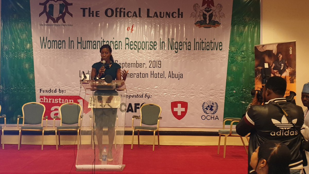 OCHANigeria's tweet photo. 'It is time for #womenhumanitarians to stand strong
Their achievements are to be recognised + men who support them also need to be acknowledged

80% of ppl who need #aid in #Borno, #Yobe &amp; #Adamawa are women&amp;children -> They need role in decision-making' @EdemWosornu @OCHANigeria https://t.co/FU4W9tfM3w
