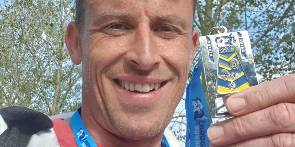 VictimSupport's tweet image. Our #FridayFundraiser is @LutonPete79 🏅🏃

He raised a fantastic £402.50 towards helping victims of crime by completing #RoughRunner London 10k last weekend. Thank you, Pete! ⭐