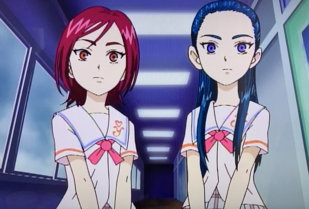 みちる・かおる、霧生満・薫 #スプラッシュスター 赤が満、青が薫