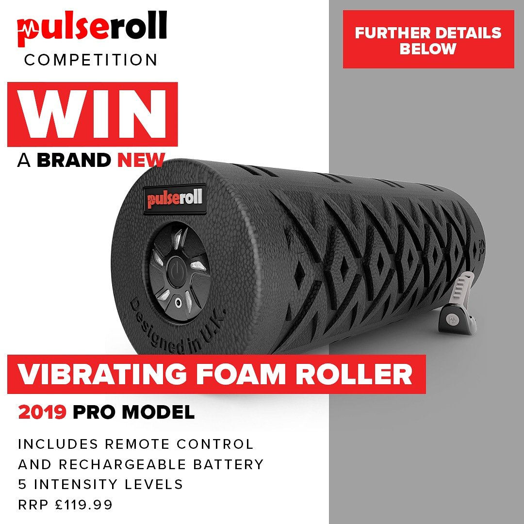 Be in for a chance to WIN your own Pulseroll Vibrating Foam Roller Pro worth £119.99! With 5 vibration speed settings and remote control, it gets deeper into the muscle! 
To enter you must LIKE this post, RETWEET this post, FOLLOW Pulseroll 🎉
Winner announced 24th October!