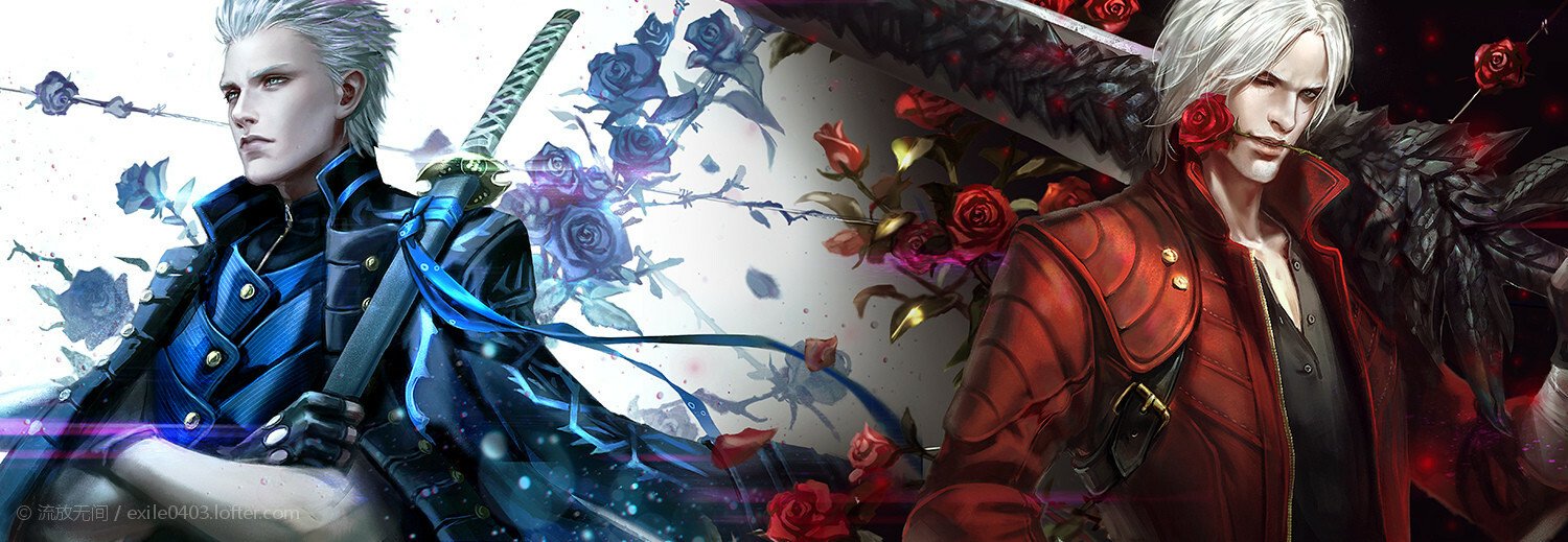 アート Dante Amp Vergil Devilmaycry5 デビルメイクライ5 By Exile To Hell T Co Tzxahljmuf Twitter