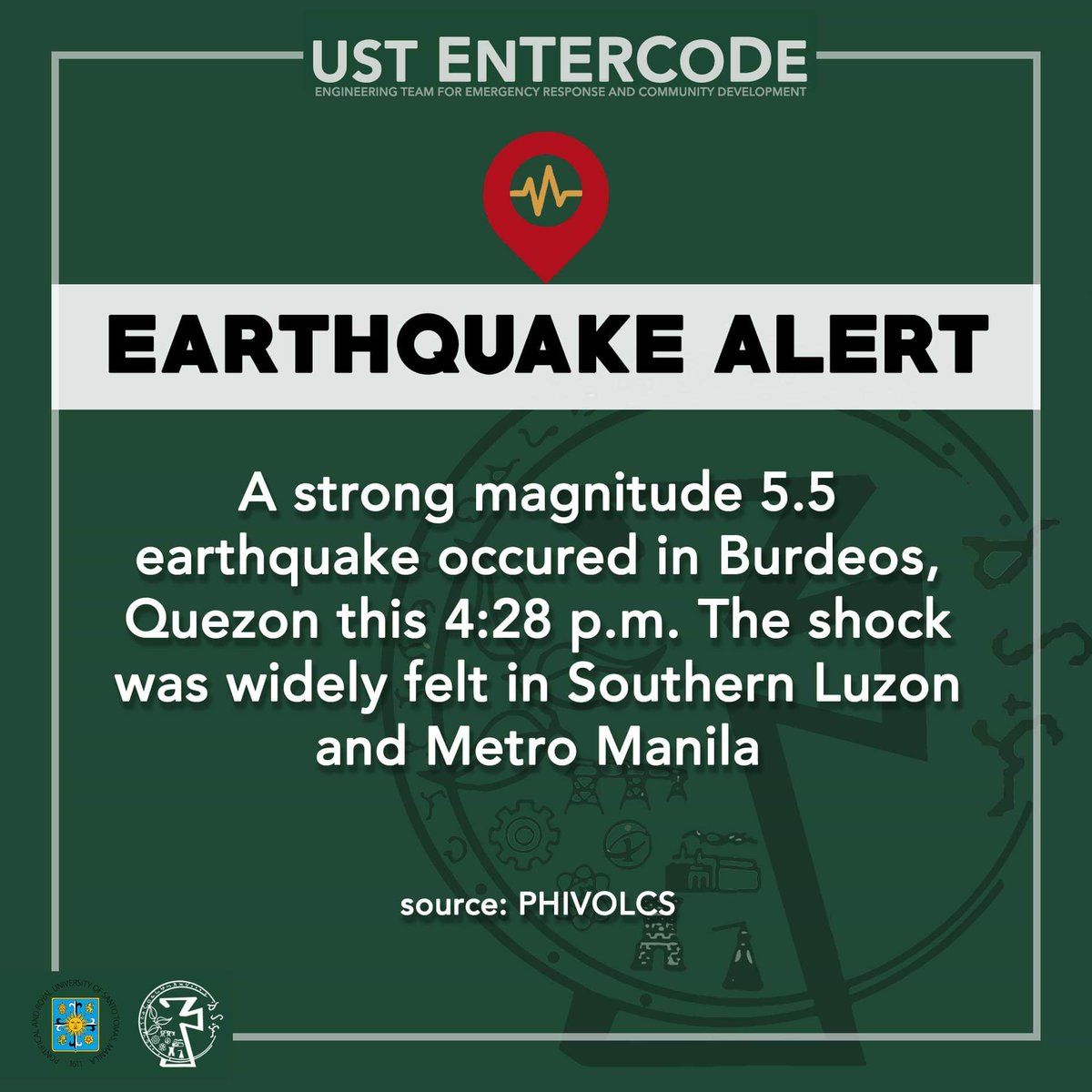 USTEntercode's tweet image. Stay safe and vigilant!