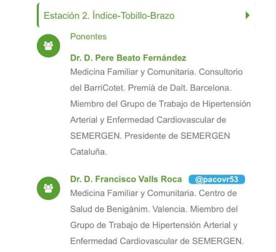 pacovr53's tweet photo. La medición del ITB es fundamental para #prevenciónPrecoz #stopContinuum #detecciónLOD siendo #costeEfectiva #noInvasiva y #accesibleenAP Jueves 17 octubre, 9:00 h #AulaCardiovascular #SEMERGEN19 Gijón https://t.co/A4UUQ5Sz4l