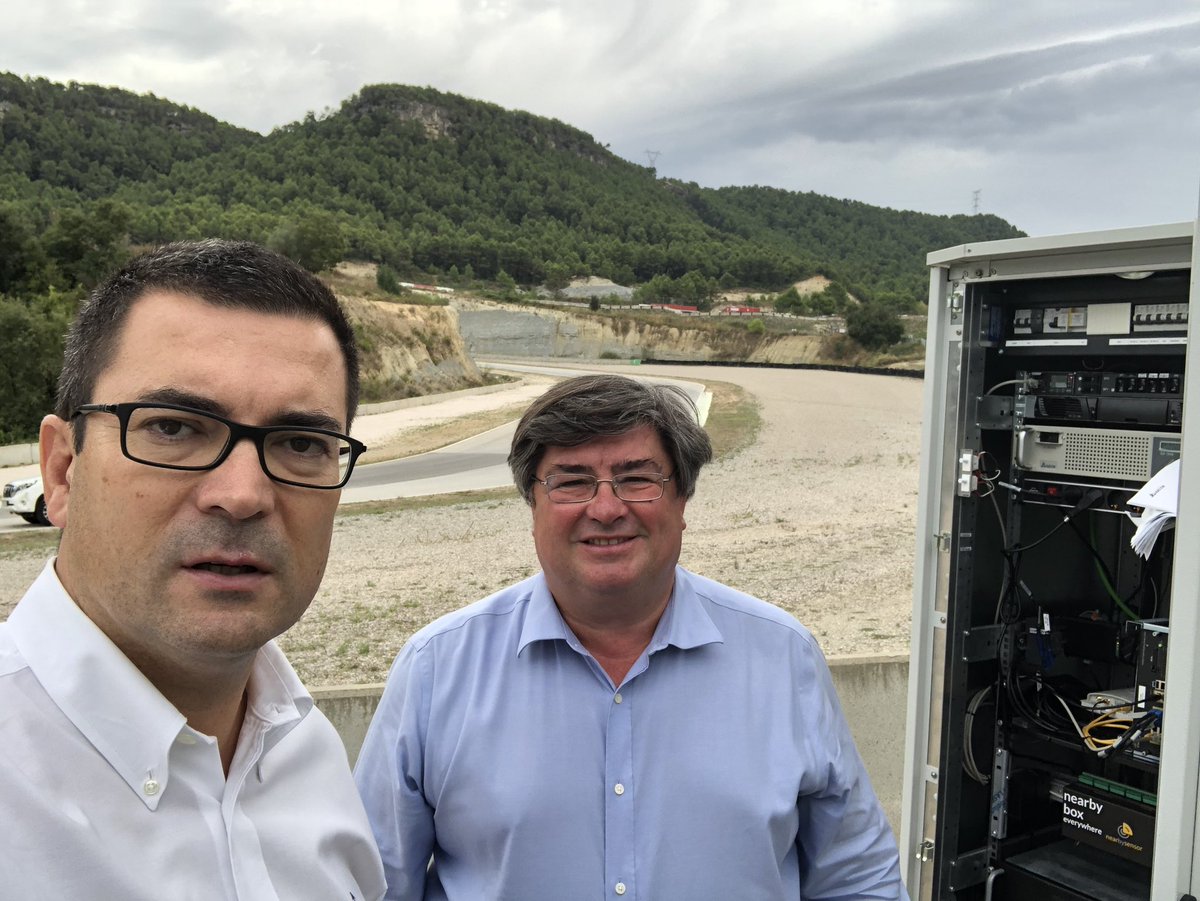 pablooliete's tweet photo. Impresionante la infraestructura de sensorización y comunicaciones desplegada por @cellnextelecom en @Parcmotor #Castellolí. 
La perfecta plataforma para innovar en el ámbito de la #Movilidad #5G #Sensorización #Industria40.
Gracias @rgprats por la visita.
🔝🏭🏎🏍🚀💥🎯 https://t.co/dQoFU6b7GD