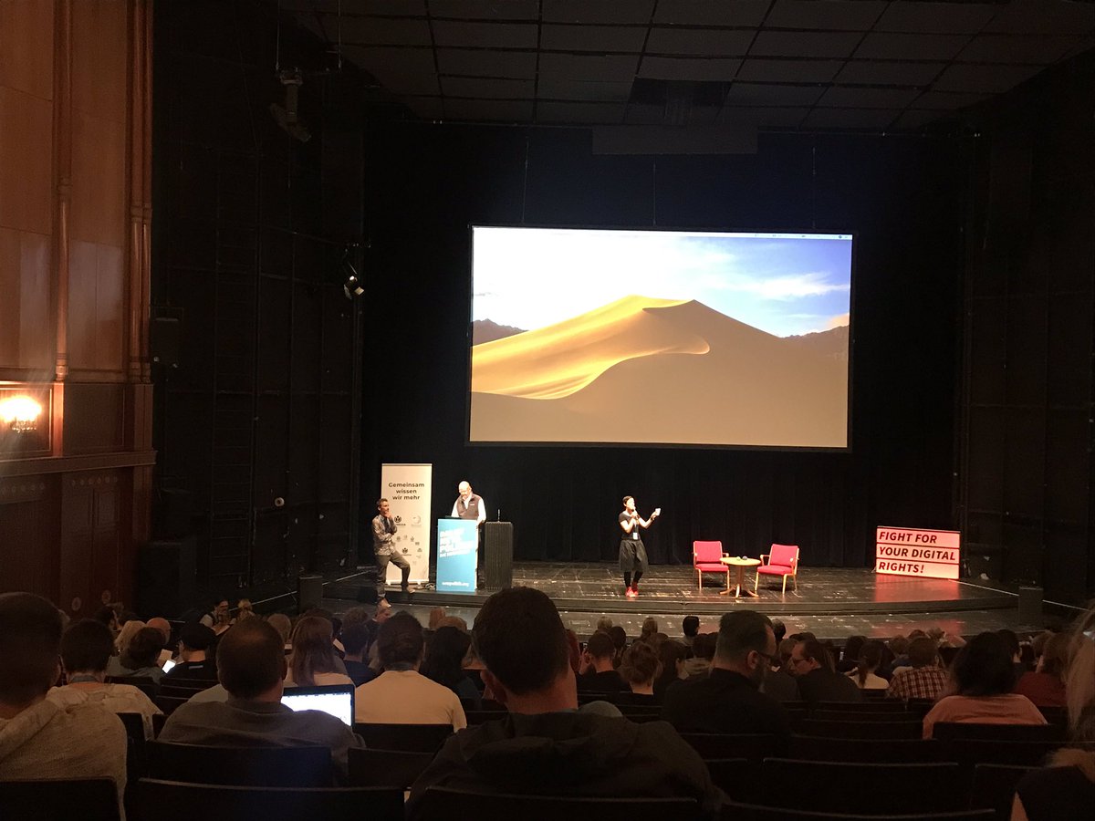 denizerden's tweet photo. Excited for the session with Lawrence Lessig to start @ #np15 https://t.co/owAWN6RVXl