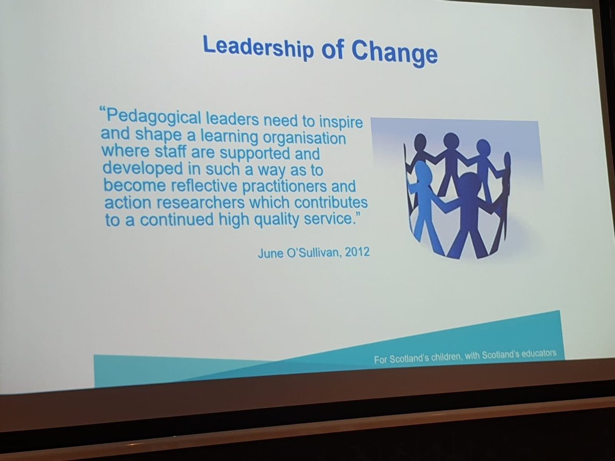 ELCScotGov's tweet photo. The #ELCQuality event with @ADEScotland is hearing from @EducationScot about Leadership in Change ✨
‘Leaders need to inspire and shape a learning organisation where practitioners become reflective & contribute to a high quality service’ ✨
#TeamELC https://t.co/KLpI0VOs7A