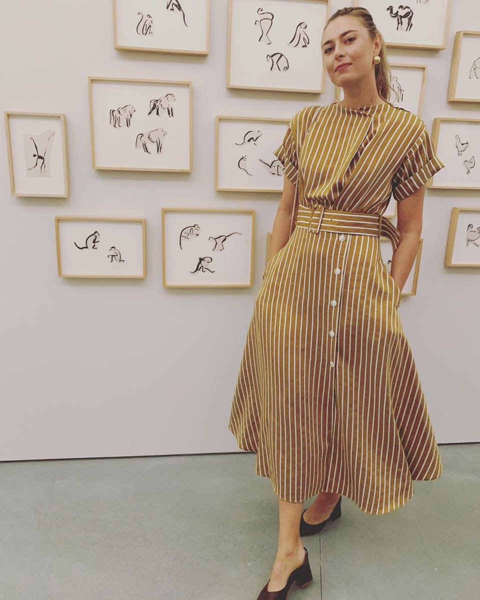 Maria on IG: 'Made it to NYC (in a hurry 💨) to support my 🐻 at the opening of @pacegallery new HQ’s. #AlexanderCalder' instagram.com/p/B2Ve1xUJGhO/