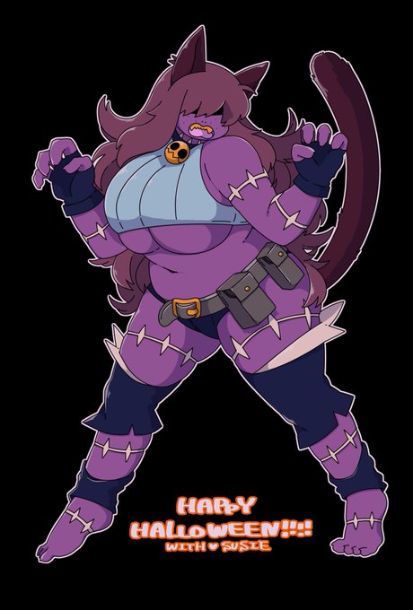 ミスフォーチュンスージィちゃん

#DELTARUNE 
#HappyHalloweenWithSusie 