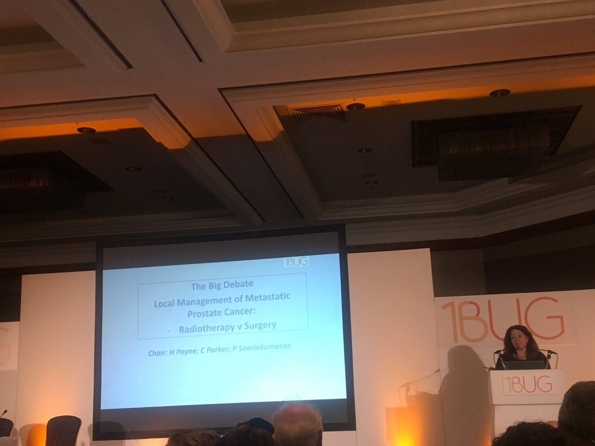syeepei's tweet photo. Time for a debate!!! @PCaParker @PSUrol will debate the role of RT vs Surgery in local management of metastatic PCa. #BUG16 https://t.co/4f3gTlY2id