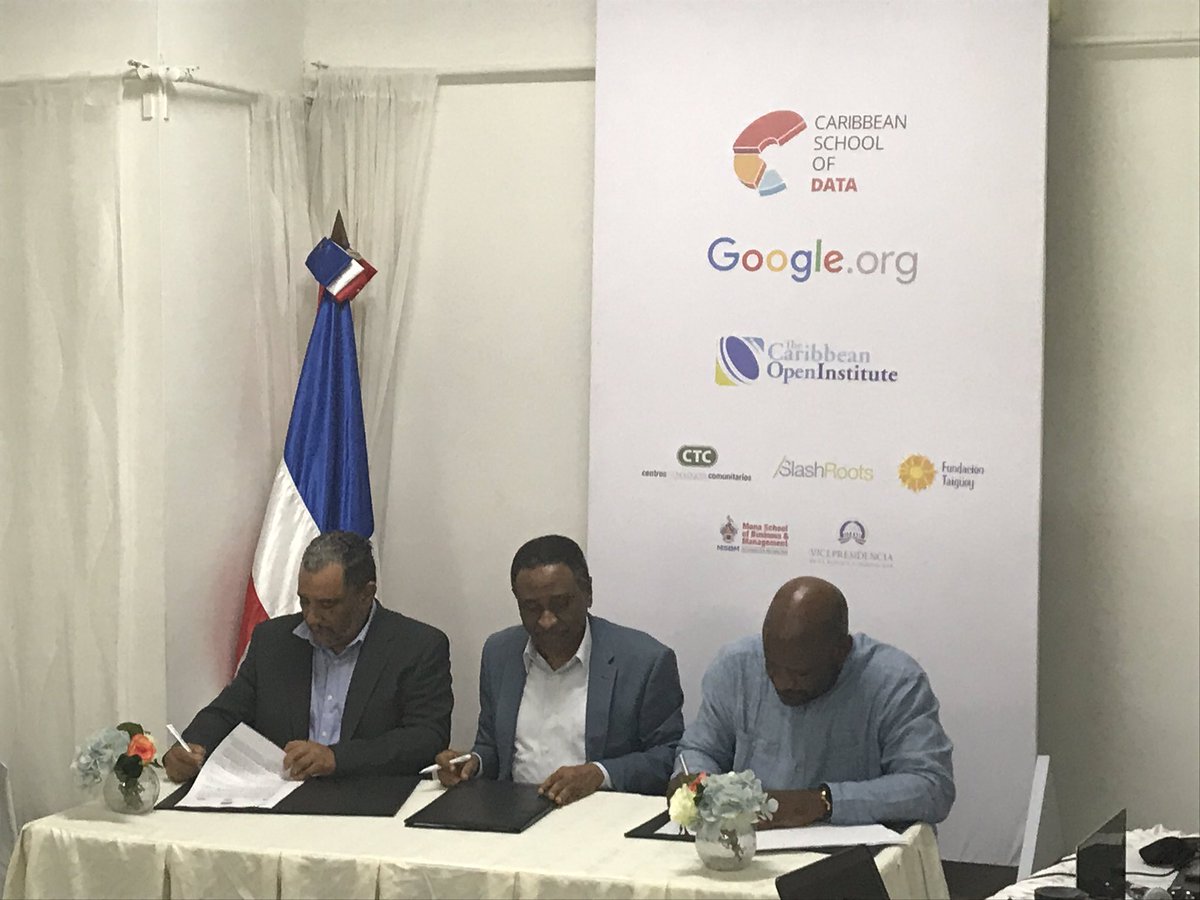 csod_coi's tweet photo. Fundacion Taiguey, CTC and COI/MSBM sign an MOU to commit to the implementation of the #csod #csodDR https://t.co/fGs8SAFzEK