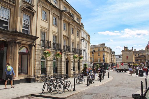 R is for ...Regency! It was during this era that Milsom Street was transformed from townhouses to the shopping thoroughfare it is today! 

#loveourhighstreets #milsomstreet #bathuk  #cityofbath #lovebath #worldheritage #regency