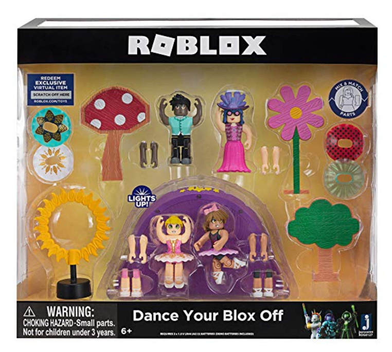 Mimi Dev A Twitter Big Announcement The New Danceyourbloxoff Playset Was Released You Can Find It On Amazon Here Https T Co Djkcton6li You Ll Receive 15 Items In Dybo When You Redeem The Toy Code So - amazoncom roblox large playset toys games