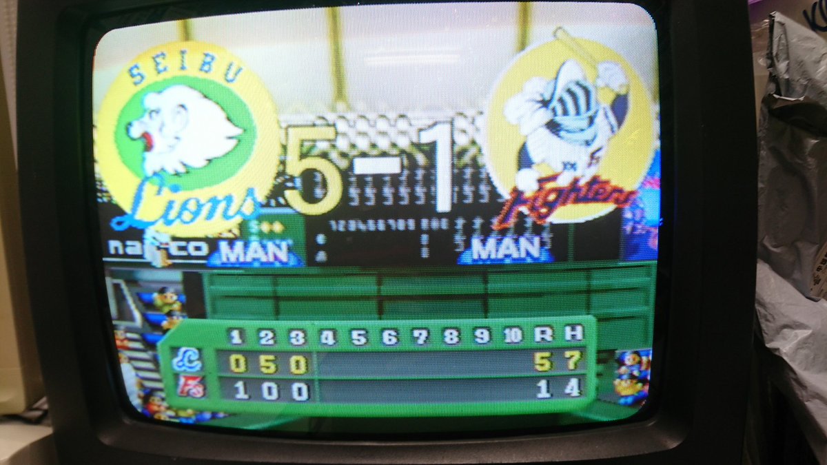 ファミスタ64 非公式 ファミスタ64 協力プレイ 西武 Zu 3 4ダイエー I 西武 Z 5 1日ハム Iu 時間が無かったため3イニング勝負 2戦目は西武打線が日ハム芝草を捉え一挙5得点