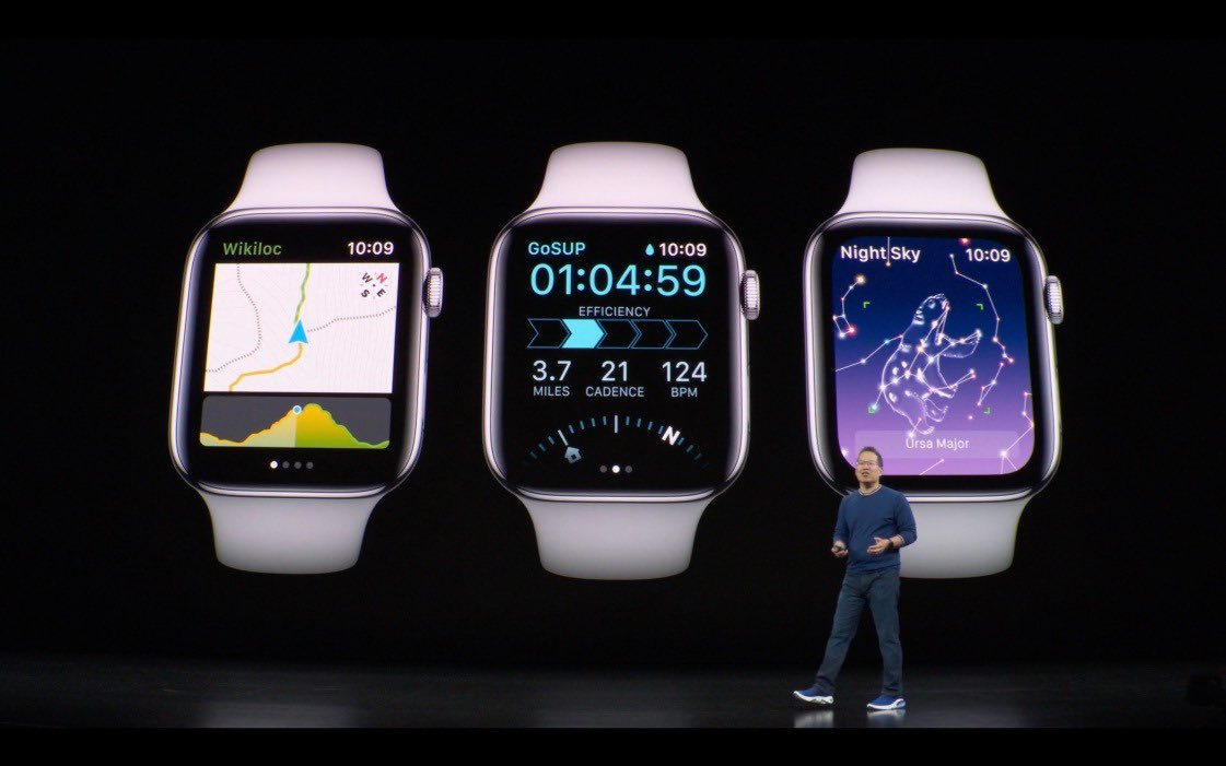 jarohabr's tweet photo. GoSUP makes use of the latest Apple Watch Series 5 sensors and tech. Check it out on the new Apple Watch App Store this fall!
#apple #appleevent #applewatch #series5 #workout #machinelearning #voice https://t.co/Q0UeB1ouvy