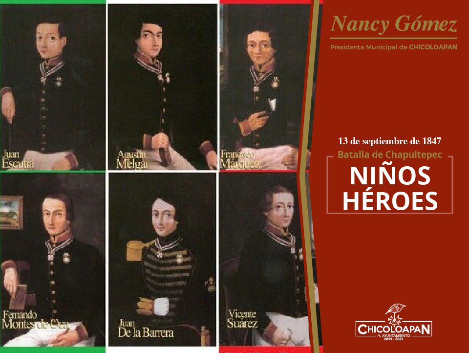 Un 13 de septiembre de 1847, seis cadetes del Colegio Militar defendieron a capa y espada el Castillo de Chapultepec de la invasión del Ejército Estadunidense. Dieron su vida por la soberanía de #México. Conmemoremos con orgullo a nuestros "Niños Héroes".