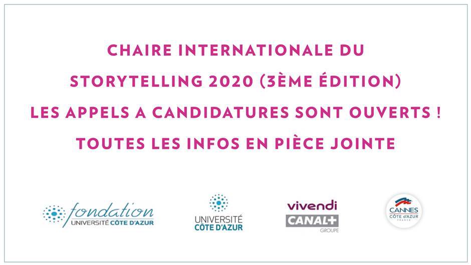 ❤️Jeunes scénaristes de films ou de séries nouvel appel à projets, osez faire partie de la sélection 2020 à Cannes! 🎬🎬🎬

univ-cotedazur.fr/events/cannese…
univ-cotedazur.fr/events/cannes-…