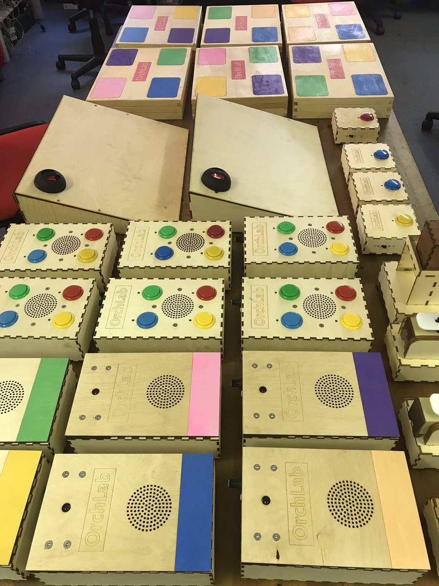 CarienMeijer's tweet image. What an exciting week @Drake_Music ! Fab meeting w/ Gavin @HootMusic, super new trustees @MattLloyd_UK @Doderonomy &amp;amp; Cameron Bray joined the Board, great #Think22 Advocacy meeting. Then these beautiful instruments arrived, made by @TimYatesSounds @GawainHewitt @DrakeMusicRandD