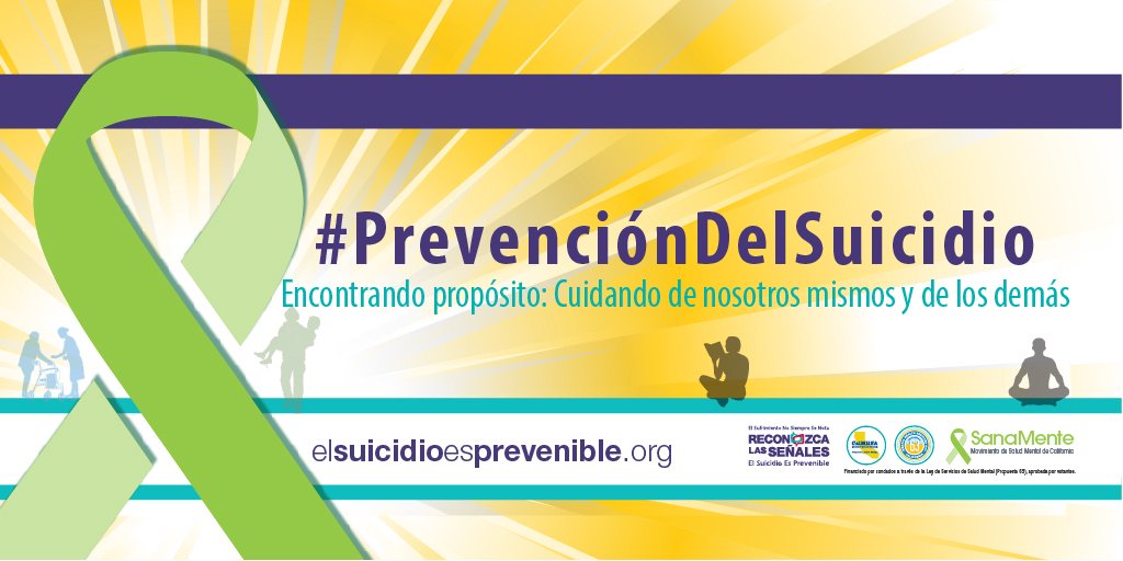 Tú puedes aprender a reconocer las señales de suicidio. Infórmate más visitando ElSuicidioEsPrevenible.org. #ReconozcaLasSeñales #prevenciondelsuicidio